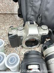 MaxSold Auction: Pentax ZX-5n 35mm SLR with 35-80, 80-200 & 100-300 Lenses - San Jose (California, USA) PARTNER MANAGED Estate Sale Online Auction - E Humboldt