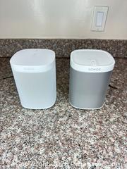 MaxSold Auction: Sonos Speakers (2) — One Gen 1/Gen 2 or Play:1, White - San Jose (California, USA) PARTNER MANAGED Estate Sale Online Auction - E Humboldt