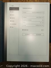 MaxSold Auction: reMarkable 2 Tablet — Black/Dark Gray, 6.57 GB - Squamish (British Columbia, Canada) SELLER MANAGED Moving Online Auction - Bills Place