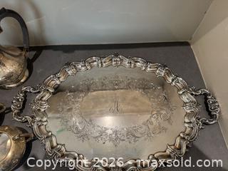 MaxSold Auction: Roden Bros. Sterling 925 Tea & Coffee Service with Tray - Toronto (Ontario, Canada) SELLER MANAGED Moving Online Auction - Cortleigh Boulevard