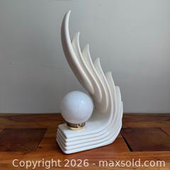 MaxSold Auction: Mid-Century Art Deco Cascading Wing/Flame Lamp by Vitrex, 1989 - A  - Toronto (Ontario, Canada) PARTNER MANAGED Reseller Online Auction - Crouse Road (STORAGE)