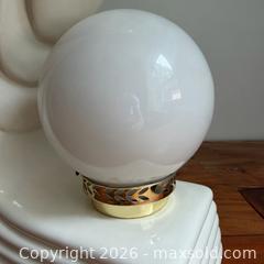 MaxSold Auction: Mid-Century Art Deco Cascading Wing/Flame Lamp by Vitrex, 1989 - A  - Toronto (Ontario, Canada) PARTNER MANAGED Reseller Online Auction - Crouse Road (STORAGE)