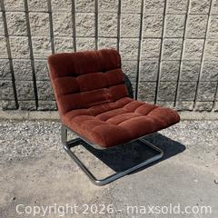 MaxSold Auction: Mid-Century Singular Chrome/Steel Framed Lounge Chair - Toronto (Ontario, Canada) PARTNER MANAGED Reseller Online Auction - Crouse Road (STORAGE)