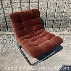 MaxSold Auction: Mid-Century Singular Chrome/Steel Framed Lounge Chair - Toronto (Ontario, Canada) PARTNER MANAGED Reseller Online Auction - Crouse Road (STORAGE)