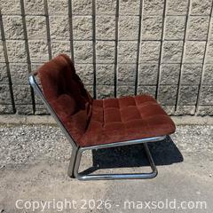MaxSold Auction: Mid-Century Singular Chrome/Steel Framed Lounge Chair - Toronto (Ontario, Canada) PARTNER MANAGED Reseller Online Auction - Crouse Road (STORAGE)