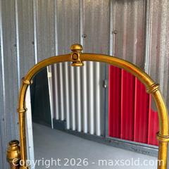 MaxSold Auction: Vintage Large Campaign-Style Floor Mirror  - Toronto (Ontario, Canada) PARTNER MANAGED Reseller Online Auction - Crouse Road (STORAGE)