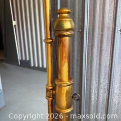 MaxSold Auction: Vintage Large Campaign-Style Floor Mirror  - Toronto (Ontario, Canada) PARTNER MANAGED Reseller Online Auction - Crouse Road (STORAGE)