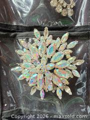 MaxSold Auction: Assorted Vintage Rhinestone Brooches & Pins - White Rock (British Columbia, Canada) SELLER MANAGED Downsizing Online Auction - Prospect Avenue