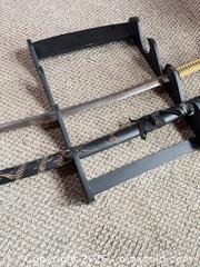 MaxSold Auction: Pair of Sabers with Black and Tan Handle Wraps - White Rock (British Columbia, Canada) SELLER MANAGED Downsizing Online Auction - Prospect Avenue