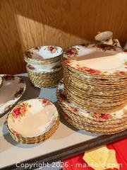 MaxSold Auction: Royal Albert China Set with Gold Trim, 50+ Pieces - White Rock (British Columbia, Canada) SELLER MANAGED Downsizing Online Auction - Prospect Avenue