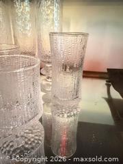 MaxSold Auction: Set of littala Ultima Thule Glass Tumblers, Champagne Glasses & Highball Glasses - White Rock (British Columbia, Canada) SELLER MANAGED Downsizing Online Auction - Prospect Avenue