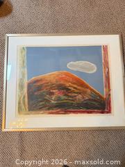 MaxSold Auction: Signed Arnold Shives Rainbow Hill XIII Art — Monoprint, Framed 32 x 40 in - White Rock (British Columbia, Canada) SELLER MANAGED Downsizing Online Auction - Prospect Avenue