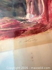 MaxSold Auction: Signed Arnold Shives Rainbow Hill XIII Art — Monoprint, Framed 32 x 40 in - White Rock (British Columbia, Canada) SELLER MANAGED Downsizing Online Auction - Prospect Avenue
