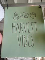 MaxSold Auction: BRAND NEW RAE DUNN HARVET VIBES PLAQUE & SUCCULENT PLANTERS - Prince Edward (Ontario, Canada) PARTNER MANAGED Estate Sale Online Auction - County Road 3 