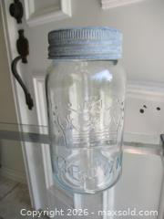 MaxSold Auction: ESTATE ANTIQUE CLEAR CROWN MASON QUART JAR WITH LID - Prince Edward (Ontario, Canada) PARTNER MANAGED Estate Sale Online Auction - County Road 3 