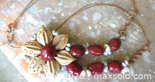 MaxSold Auction: ESTATE VINTAGE ARTISAN NATURAL SEED & SHELL BOTANICAL NECKLACE 1960's - Prince Edward (Ontario, Canada) PARTNER MANAGED Estate Sale Online Auction - County Road 3 