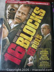 MaxSold Auction: LOT OF FOUR MOVIE DVDS 16 BLOCKS CONAIR THE SECRET & ASSAULT ON PRECINCT 13 - Prince Edward (Ontario, Canada) PARTNER MANAGED Estate Sale Online Auction - County Road 3 