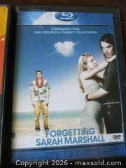 MaxSold Auction: LOT OF FOUR MOVIE DVDS CRIME & PUNISHMENT FORGETTING SARAH MARSHALL LITTLE FOCKERS FAMILY GUY - Prince Edward (Ontario, Canada) PARTNER MANAGED Estate Sale Online Auction - County Road 3 