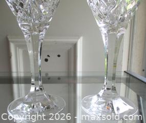 MaxSold Auction: PAIR SHANNON CRYSTAL GODINGER DUBLIN PATTERN WINE WATER GOBLET GLASSES - Prince Edward (Ontario, Canada) PARTNER MANAGED Estate Sale Online Auction - County Road 3 