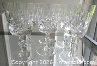 MaxSold Auction: VINTAGE ESTATE SET OF SIX CRYSTAL CROSS & OLIVE WINE GLASSES - Prince Edward (Ontario, Canada) PARTNER MANAGED Estate Sale Online Auction - County Road 3 
