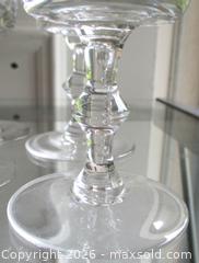 MaxSold Auction: VINTAGE ESTATE SET OF SIX CRYSTAL CROSS & OLIVE WINE GLASSES - Prince Edward (Ontario, Canada) PARTNER MANAGED Estate Sale Online Auction - County Road 3 