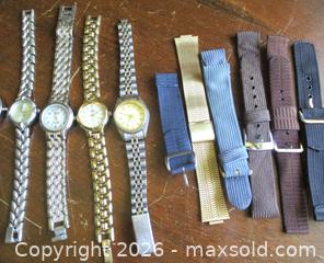 MaxSold Auction: VINTAGE LOT OF LADIES WATCHES & WATCH STRAPS - Prince Edward (Ontario, Canada) PARTNER MANAGED Estate Sale Online Auction - County Road 3 