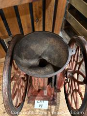 MaxSold Auction: Antique Cast Iron Coffee Grinder  - Owen Sound (Ontario, Canada) SELLER MANAGED Commercial Liquidation Online Auction - 2nd Avenue East