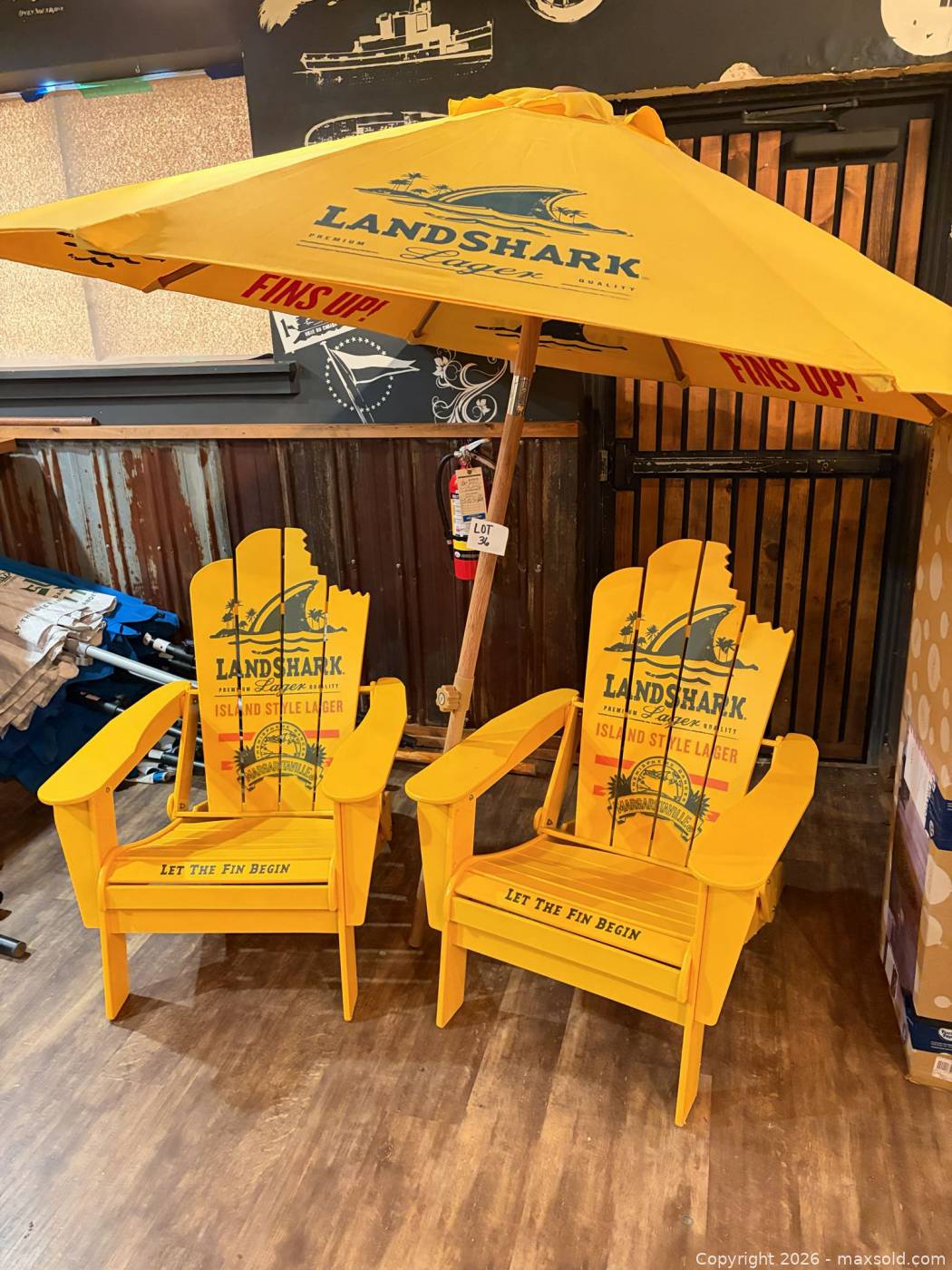 landshark patio umbrella Business & Pleasure Co. The inspired constructioncrafted from stainless steel aaaand that's a wrap on
