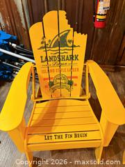 MaxSold Auction: Landshark Foldable Summer Chairs With Matching Patio Umbrella - Owen Sound (Ontario, Canada) SELLER MANAGED Commercial Liquidation Online Auction - 2nd Avenue East