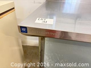 MaxSold Auction: Thoronox Commercial-Grade Stainless Steel Prep Table  - Owen Sound (Ontario, Canada) SELLER MANAGED Commercial Liquidation Online Auction - 2nd Avenue East