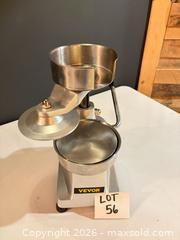 MaxSold Auction: VEVOR Commercial-Grade Hamburger Patty Maker - Owen Sound (Ontario, Canada) SELLER MANAGED Commercial Liquidation Online Auction - 2nd Avenue East