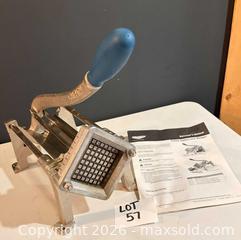 MaxSold Auction: Vollrath Commercial Potato Cutter  - Owen Sound (Ontario, Canada) SELLER MANAGED Commercial Liquidation Online Auction - 2nd Avenue East