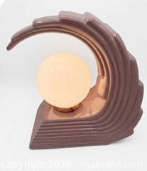 MaxSold Auction: Art deco style ceramic table lamp working  - Toronto (Ontario, Canada) PARTNER MANAGED Reseller Online Auction - Queen Street West
