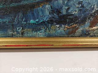 MaxSold Auction: Mid century oil painting signed Roberts 64 - Toronto (Ontario, Canada) PARTNER MANAGED Reseller Online Auction - Queen Street West