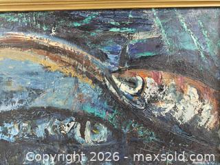MaxSold Auction: Mid century oil painting signed Roberts 64 - Toronto (Ontario, Canada) PARTNER MANAGED Reseller Online Auction - Queen Street West