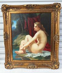 MaxSold Auction: Nude painting signed beautiful frame - Toronto (Ontario, Canada) PARTNER MANAGED Reseller Online Auction - Queen Street West