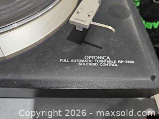 MaxSold Auction: Optonica RP-7205 Turntable & RT-1144 Cassette Deck - Toronto (Ontario, Canada) PARTNER MANAGED Reseller Online Auction - Coldwater Road