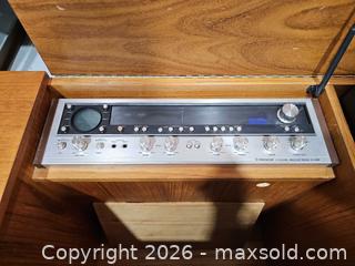 MaxSold Auction: Pioneer Mid-Century Console Stereo Record Player Cabinet - Toronto (Ontario, Canada) PARTNER MANAGED Reseller Online Auction - Coldwater Road