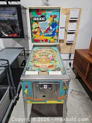 MaxSold Auction: Williams Travel Time Pinball Machine 1973 - Toronto (Ontario, Canada) PARTNER MANAGED Reseller Online Auction - Coldwater Road