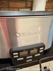 MaxSold Auction: Cuisinart 4-6 qt Stainless Steel Programmable Slow Cooker - Okatie (South Carolina, USA) SELLER MANAGED Moving Online Auction - Bee Tree Drive