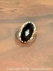 MaxSold Auction: Vintage Yellow Gold Oval Black Setting Ring - Okatie (South Carolina, USA) SELLER MANAGED Moving Online Auction - Bee Tree Drive