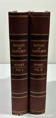 MaxSold Auction: 1840 History of Napoleon Leather Bound Book by George Moir Bussey 2vol Set - Burlington (Ontario, Canada) SELLER MANAGED Estate Sale Online Auction -  Fairview Street (STORAGE)