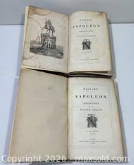 MaxSold Auction: 1840 History of Napoleon Leather Bound Book by George Moir Bussey 2vol Set - Burlington (Ontario, Canada) SELLER MANAGED Estate Sale Online Auction -  Fairview Street (STORAGE)
