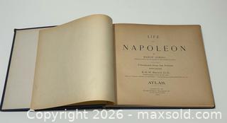 MaxSold Auction: 1897 Altas For The Life Of Napoleon Book by Baron Jomini - Burlington (Ontario, Canada) SELLER MANAGED Estate Sale Online Auction -  Fairview Street (STORAGE)