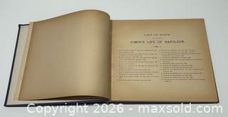 MaxSold Auction: 1897 Altas For The Life Of Napoleon Book by Baron Jomini - Burlington (Ontario, Canada) SELLER MANAGED Estate Sale Online Auction -  Fairview Street (STORAGE)