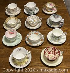 MaxSold Auction: Collection of 11 Vintage Teacups and Saucers Including Foley, Paragon, Royal Albert ++ - Burlington (Ontario, Canada) SELLER MANAGED Estate Sale Online Auction -  Fairview Street (STORAGE)