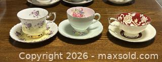 MaxSold Auction: Collection of 11 Vintage Teacups and Saucers Including Foley, Paragon, Royal Albert ++ - Burlington (Ontario, Canada) SELLER MANAGED Estate Sale Online Auction -  Fairview Street (STORAGE)