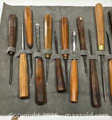 MaxSold Auction: Collection of 22 Wood Carving Chisels & Gouges w Leather Pouch, Mallet & Sharpening Tools - Burlington (Ontario, Canada) SELLER MANAGED Estate Sale Online Auction -  Fairview Street (STORAGE)