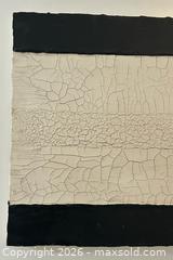MaxSold Auction: David Hines Abstract Crackle Texture Artwork Field of Blackbirds and Dated 1999 - Burlington (Ontario, Canada) SELLER MANAGED Estate Sale Online Auction -  Fairview Street (STORAGE)