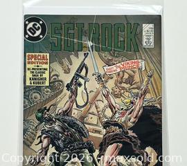 MaxSold Auction: DC Comics Sgt. Rock Special Edition #1 - Burlington (Ontario, Canada) SELLER MANAGED Estate Sale Online Auction -  Fairview Street (STORAGE)